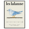 space Les Lalanne vintage poster elegant gray green hues wall art unique gift captivating artwork timeless charm room print enthusiasts
