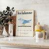 space Les Lalanne vintage poster elegant gray green hues wall art unique gift captivating artwork timeless charm room print enthusiasts