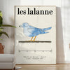 space Les Lalanne vintage poster elegant gray green hues wall art unique gift captivating artwork timeless charm room print enthusiasts