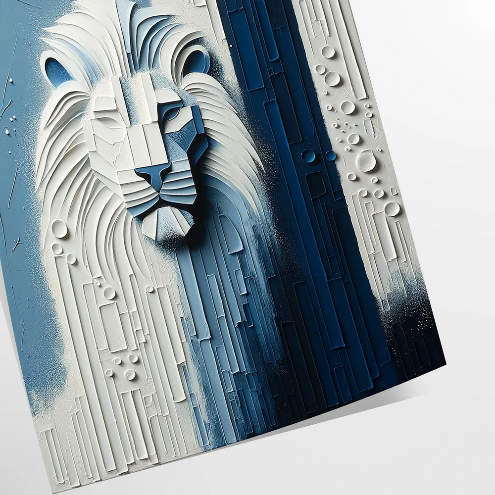 Lion Poster Travel Poster High Quality Frame Premium Print Home Decor Color