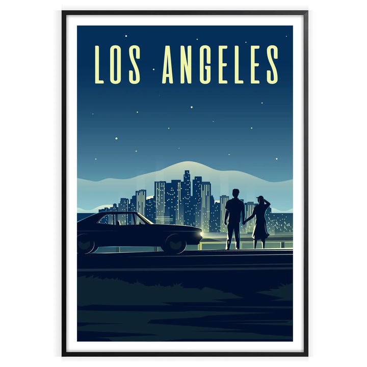 Affiche d'art mural imprimée de Los Angeles