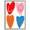 essence love vibrant blue orange poster stunning piece wall art perfect warmth space heartfelt gift walls exquisite artwork print sizes A4 cm A0