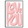 affiche Je art motivation teintes vertes orangées cadeau proches intérieur cadre disponible