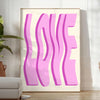 space Love Motivation Poster vibrant pink purple hues inspirational wall art thoughtful gift eye print touch warmth positivity sizes A4 cm A0