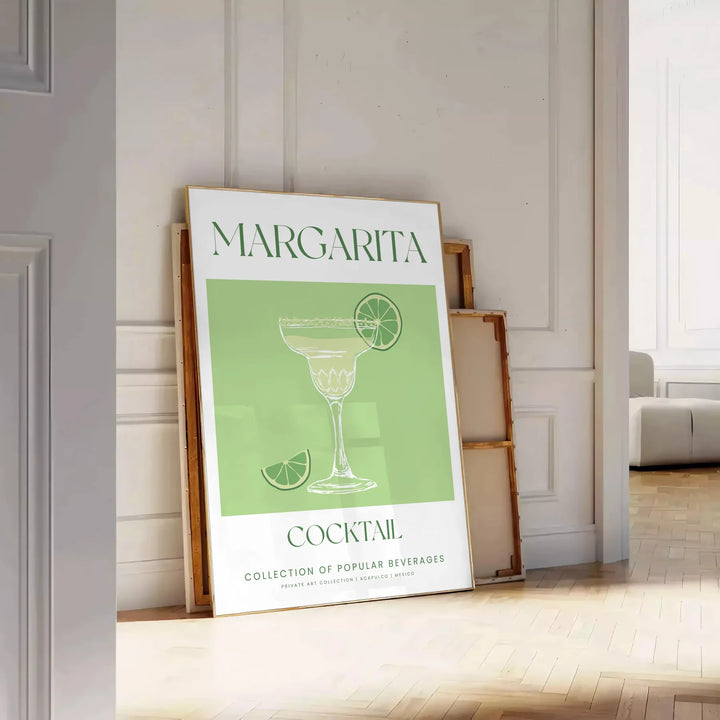 Margarita Cocktail Art Travel Poster High Quality Frame Premium Print Home Decor Color