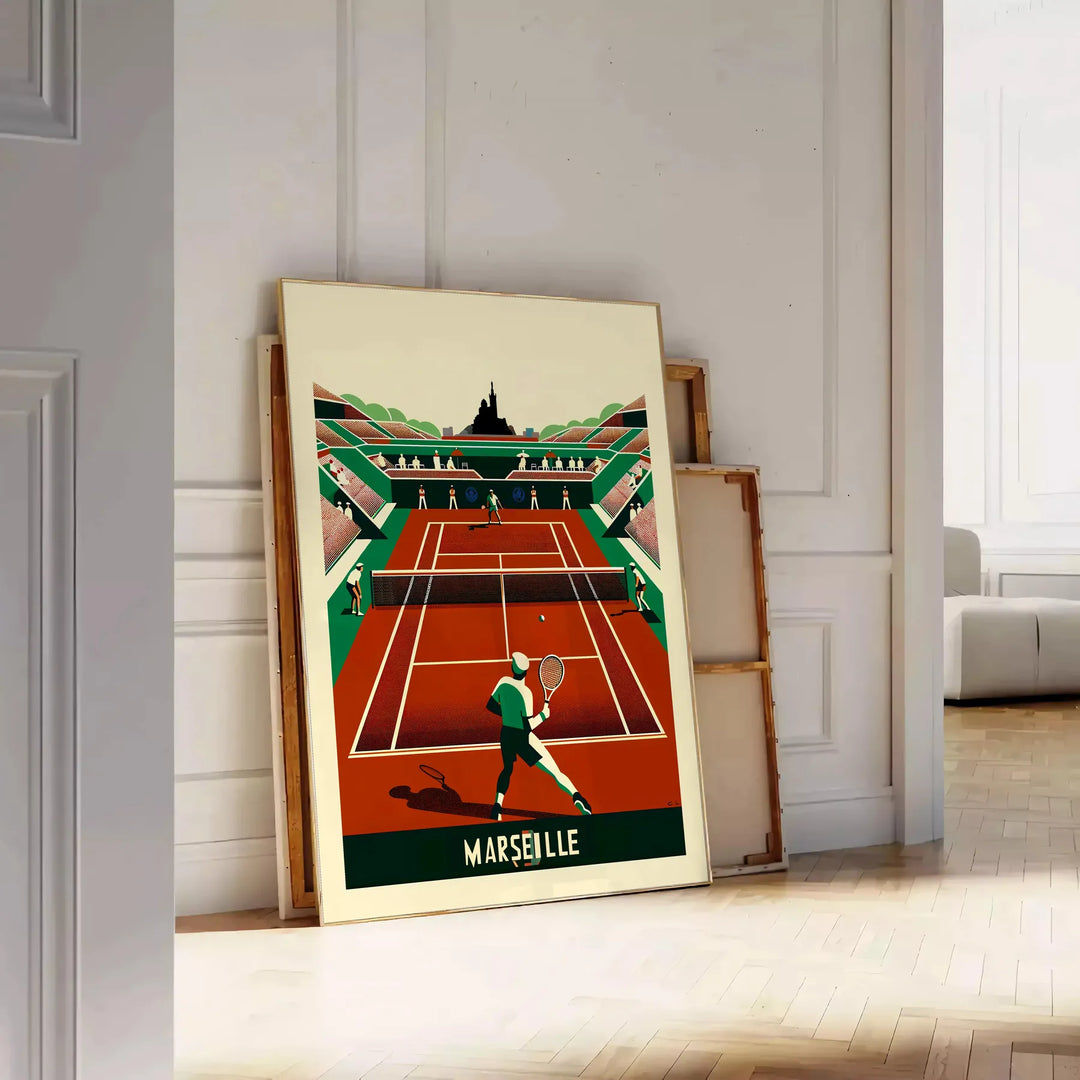 Affiche Marseille Tennis