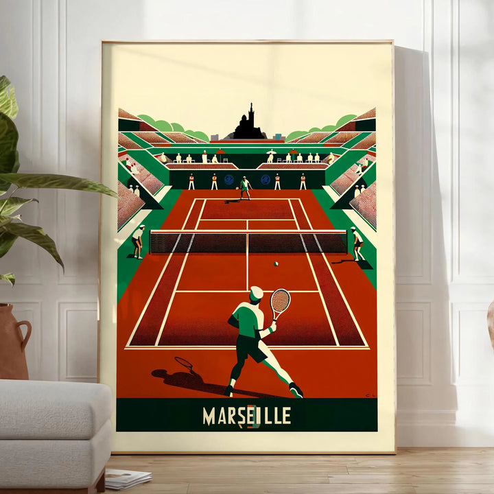 Affiche Marseille Tennis