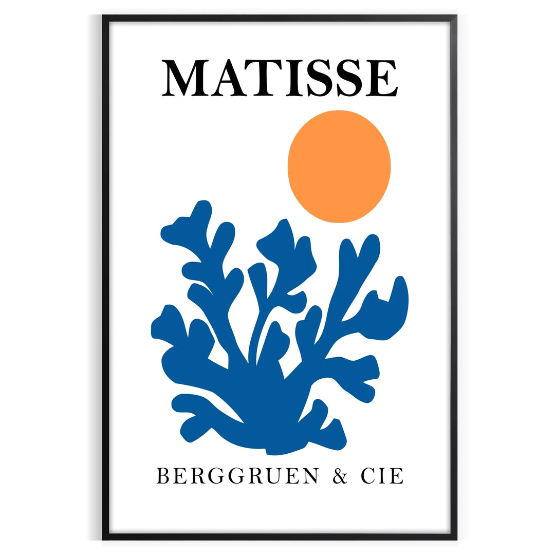 Matisse Papier Découpés Art 1 Travel Poster High Quality Frame Premium Print Home Decor Color