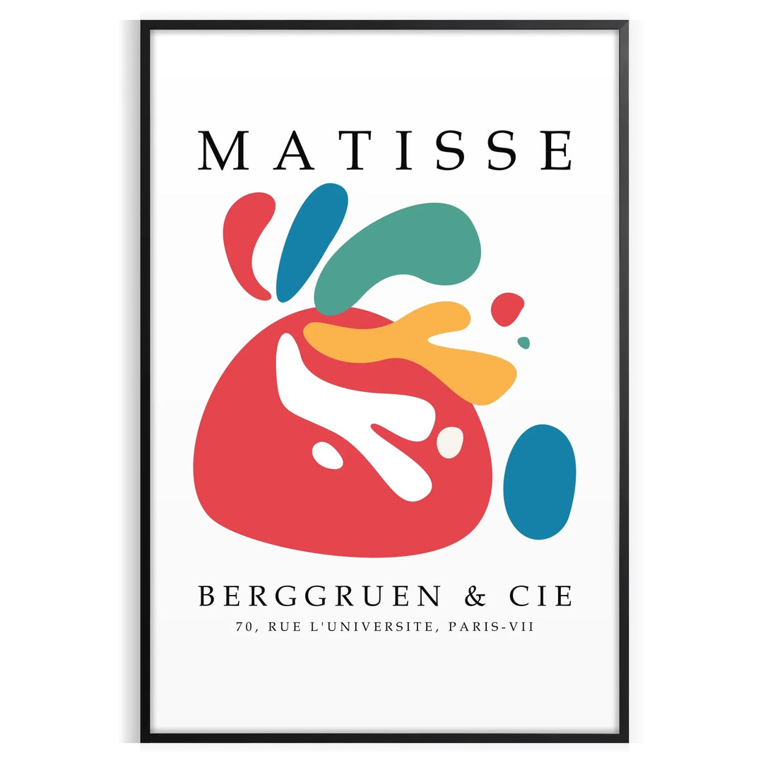 Matisse Papier Découpés Art 5 Travel Poster High Quality Frame Premium Print Home Decor Color