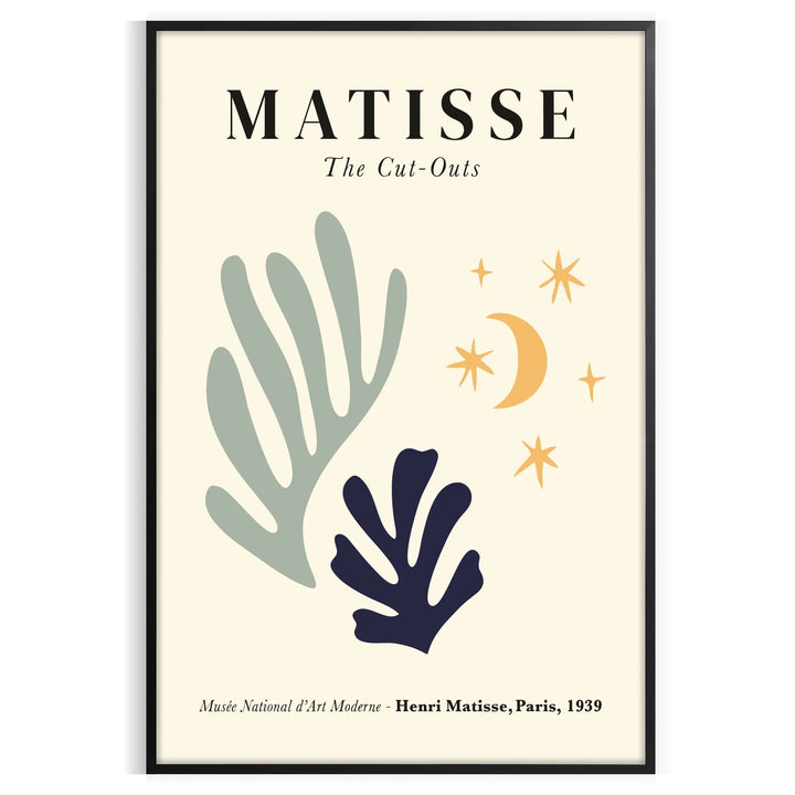 Matisse Papier Découpés Art 6 Travel Poster High Quality Frame Premium Print Home Decor Color