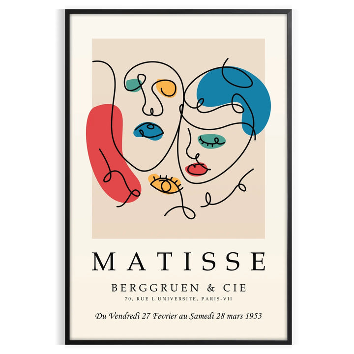 Matisse Papier Découpés Art Print 2 Travel Poster High Quality Frame Premium Print Home Decor Color