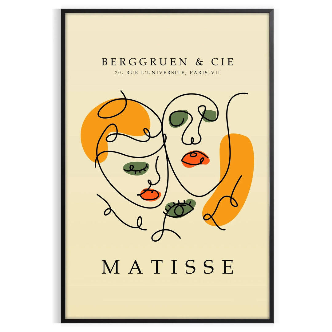 Matisse Papier Découpés Art Print 4 Travel Poster High Quality Frame Premium Print Home Decor Color