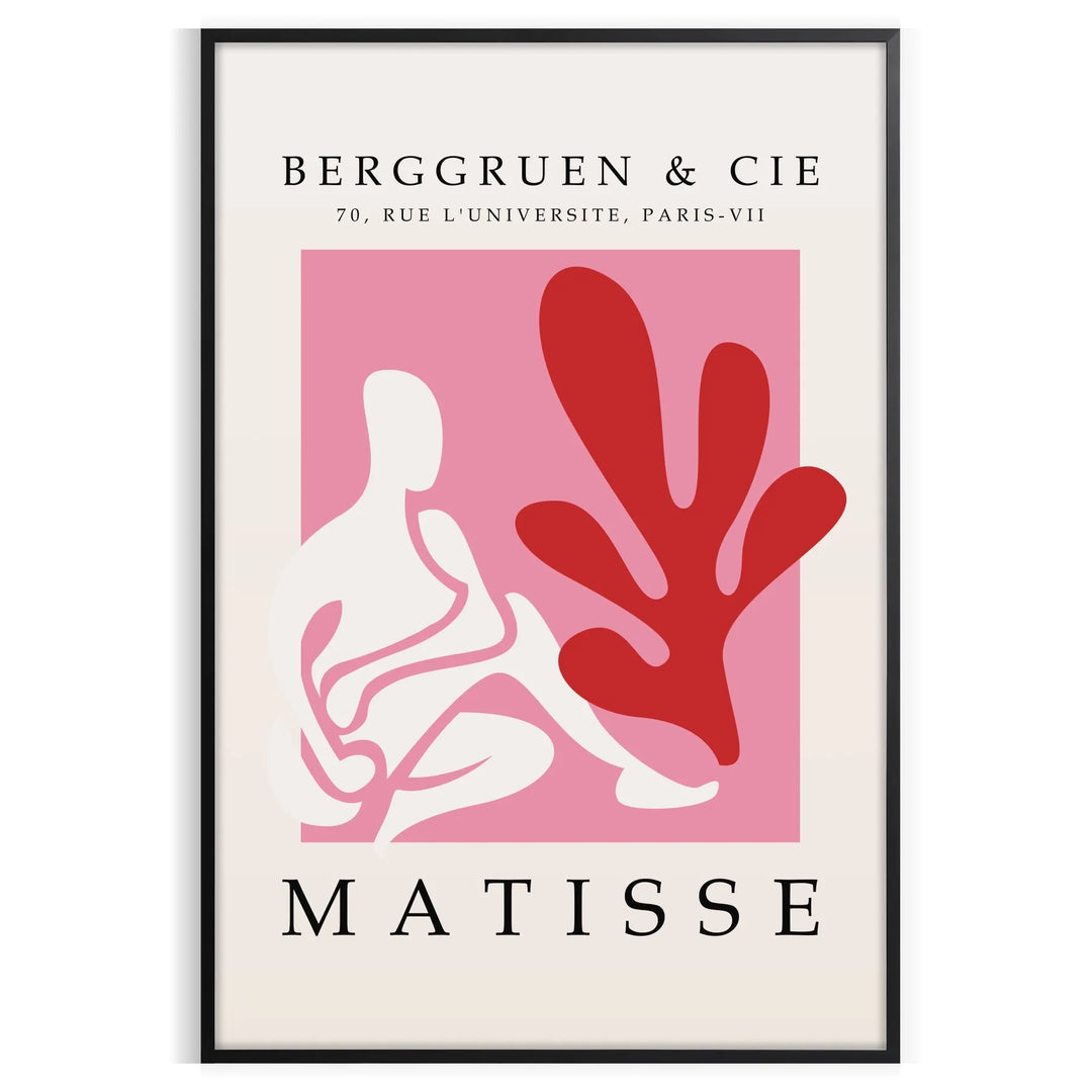 Matisse Papier Découpés Poster 10 Travel Poster High Quality Frame Premium Print Home Decor Color