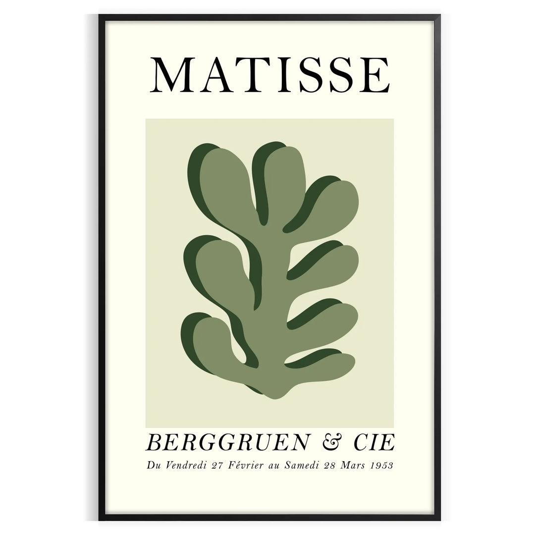 Matisse Papier Découpés Poster 1 Travel Poster High Quality Frame Premium Print Home Decor Color