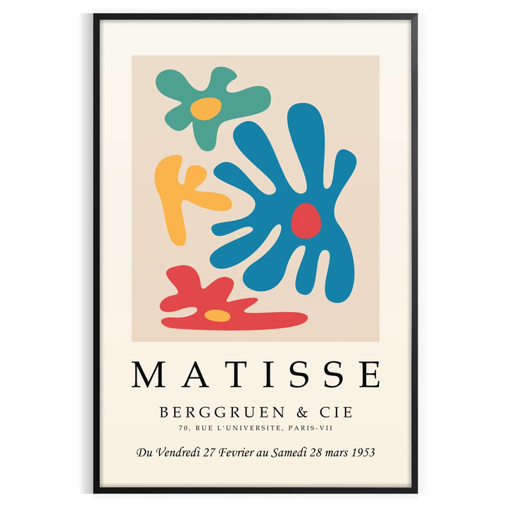 Matisse Papier Découpés Poster 4 Travel Poster High Quality Frame Premium Print Home Decor Color