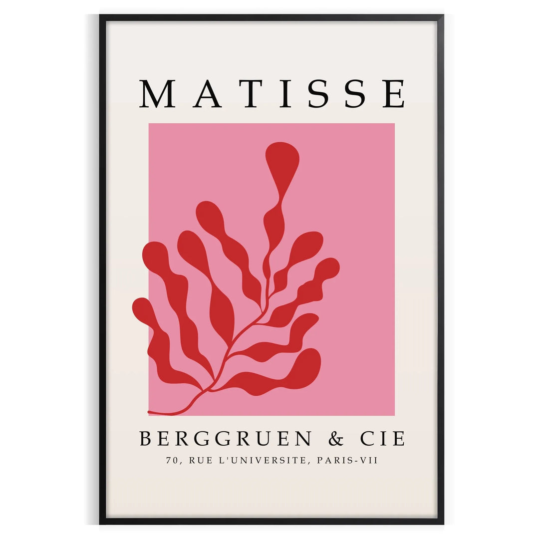 Matisse Papier Découpés Poster 6 Travel Poster High Quality Frame Premium Print Home Decor Color