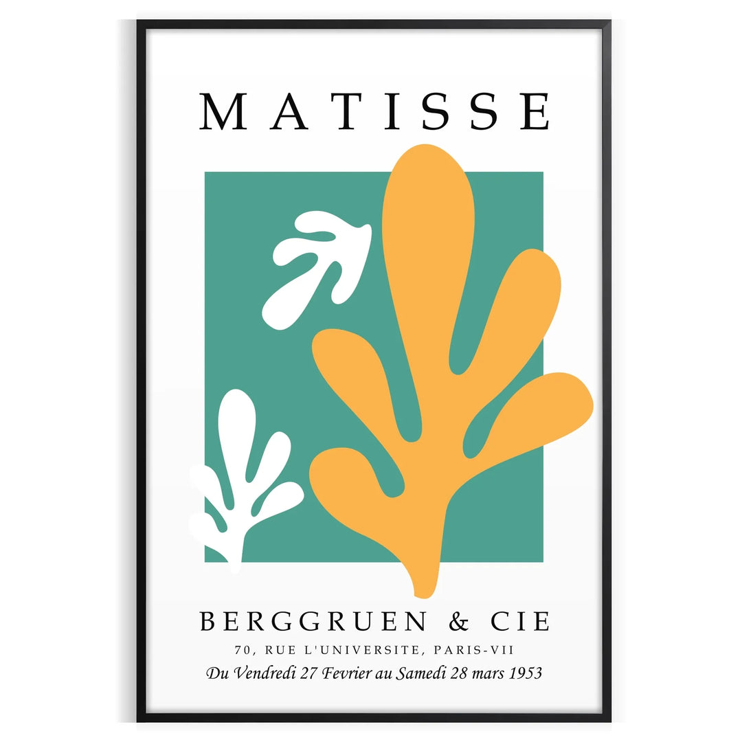 Matisse Papier Découpés Poster 9 Travel Poster High Quality Frame Premium Print Home Decor Color