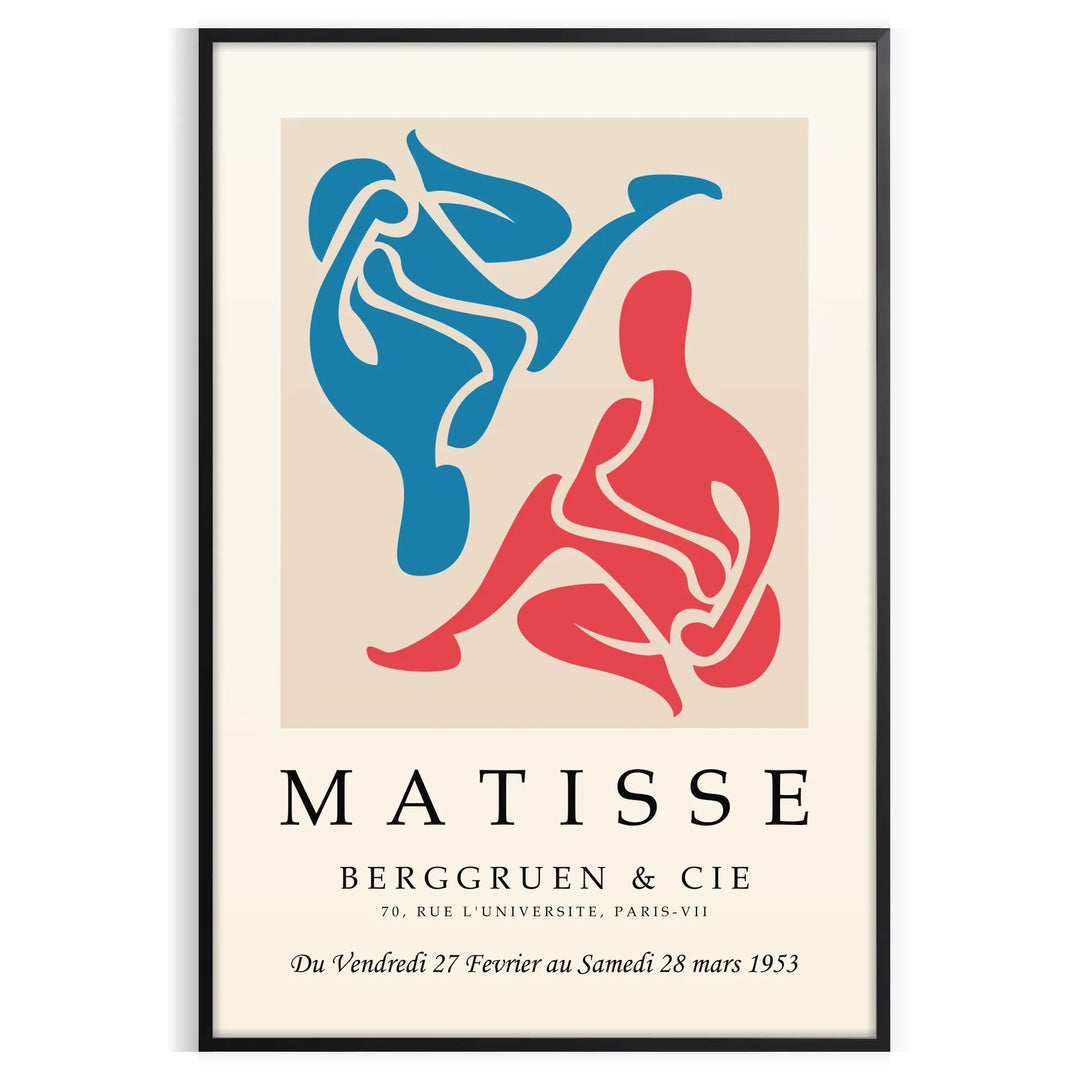 Matisse Papier Découpés Print 4 Travel Poster High Quality Frame Premium Print Home Decor Color