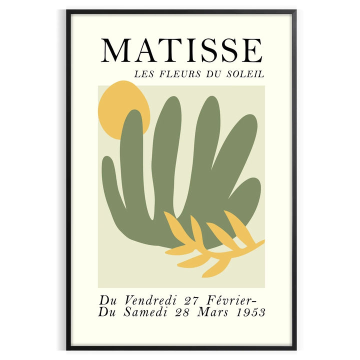 Matisse Papier Découpés Print Travel Poster High Quality Frame Premium Print Home Decor Color