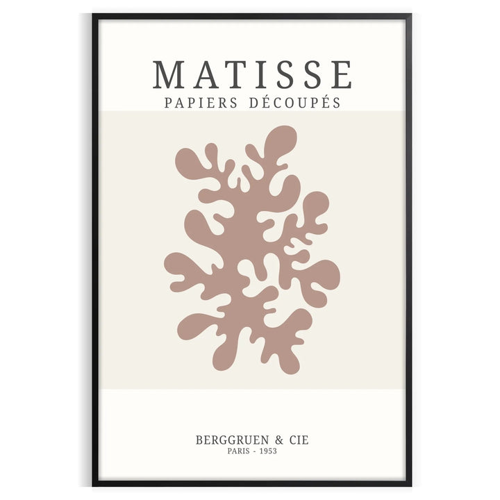 Matisse Papier Découpés Wall Art 1 Travel Poster High Quality Frame Premium Print Home Decor Color