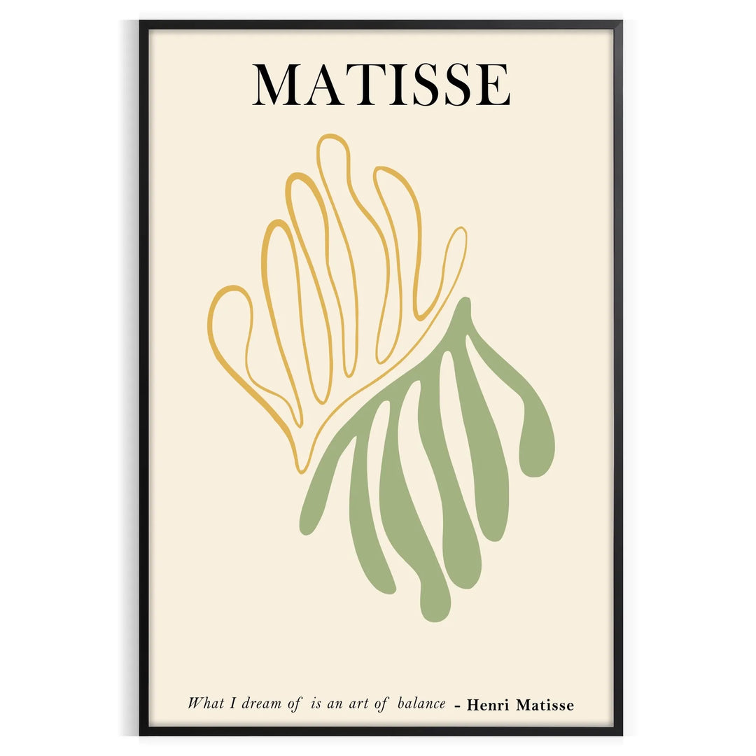 Matisse Papier Découpés Wall Art 2 Travel Poster High Quality Frame Premium Print Home Decor Color