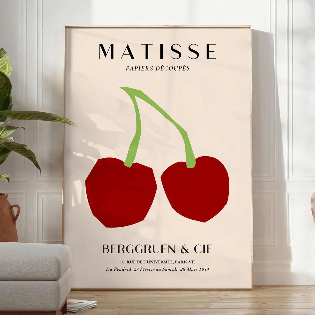 Matisse Graphic Art Print Travel Poster High Quality Frame Premium Print Home Decor Color