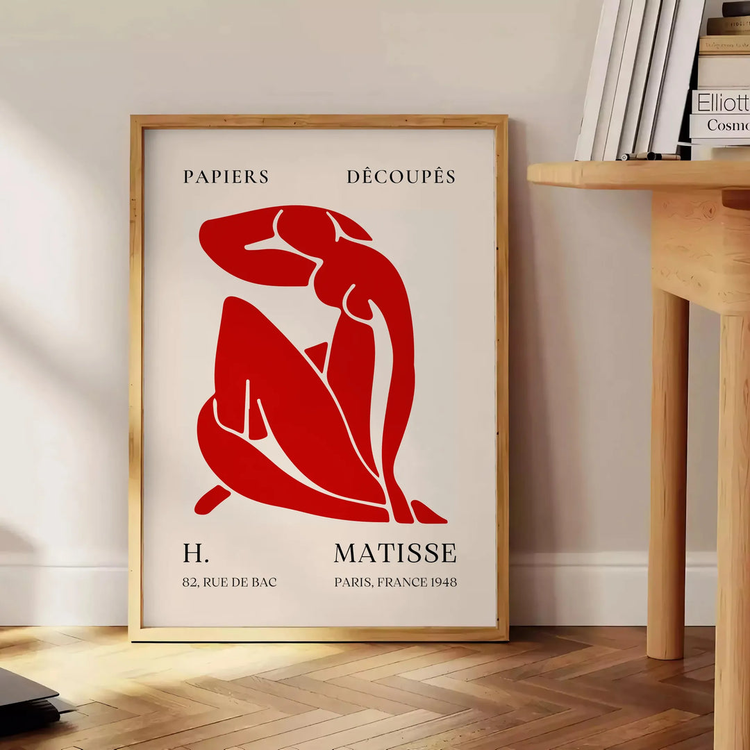 Matisse Graphic Print Travel Poster High Quality Frame Premium Print Home Decor Color