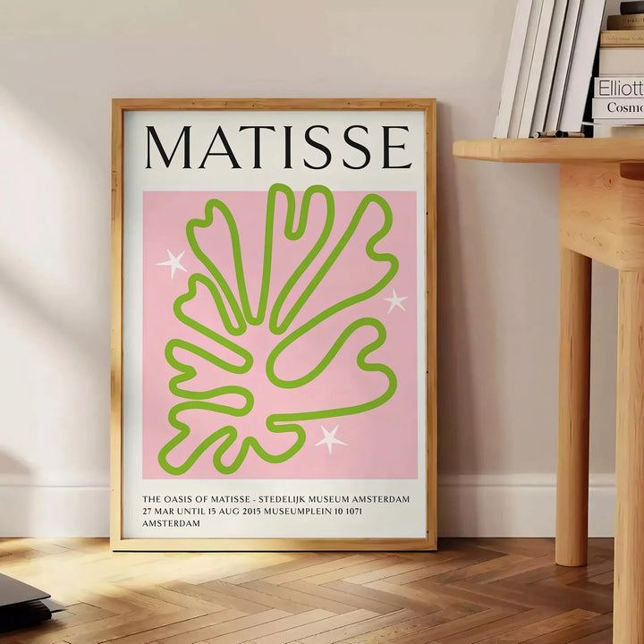 Matisse Green Pink Popular Print Travel Poster High Quality Frame Premium Print Home Decor Color