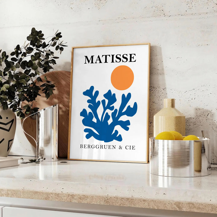 Matisse Papier Découpés Art 1 Travel Poster High Quality Frame Premium Print Home Decor Color