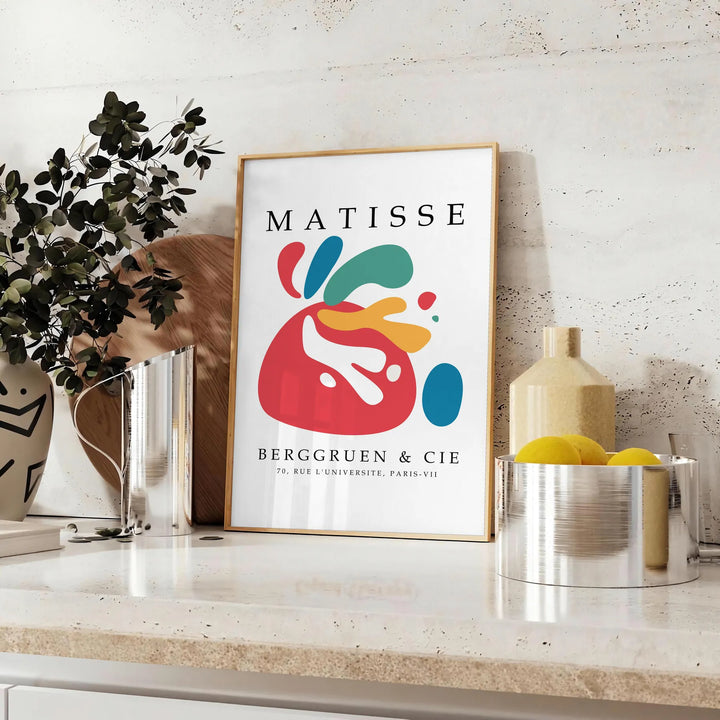 Matisse Papier Découpés Art 5 Travel Poster High Quality Frame Premium Print Home Decor Color