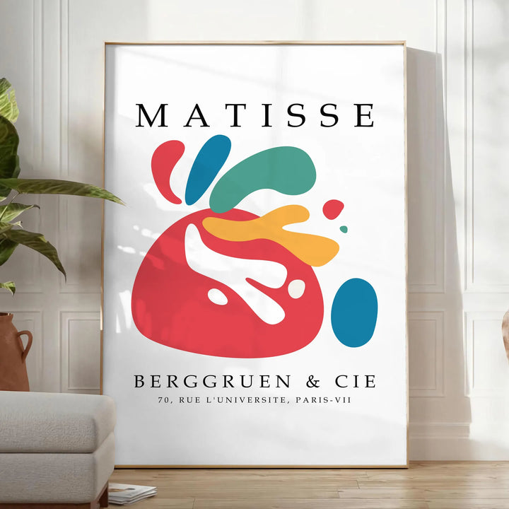 Matisse Papier Découpés Art 5 Travel Poster High Quality Frame Premium Print Home Decor Color