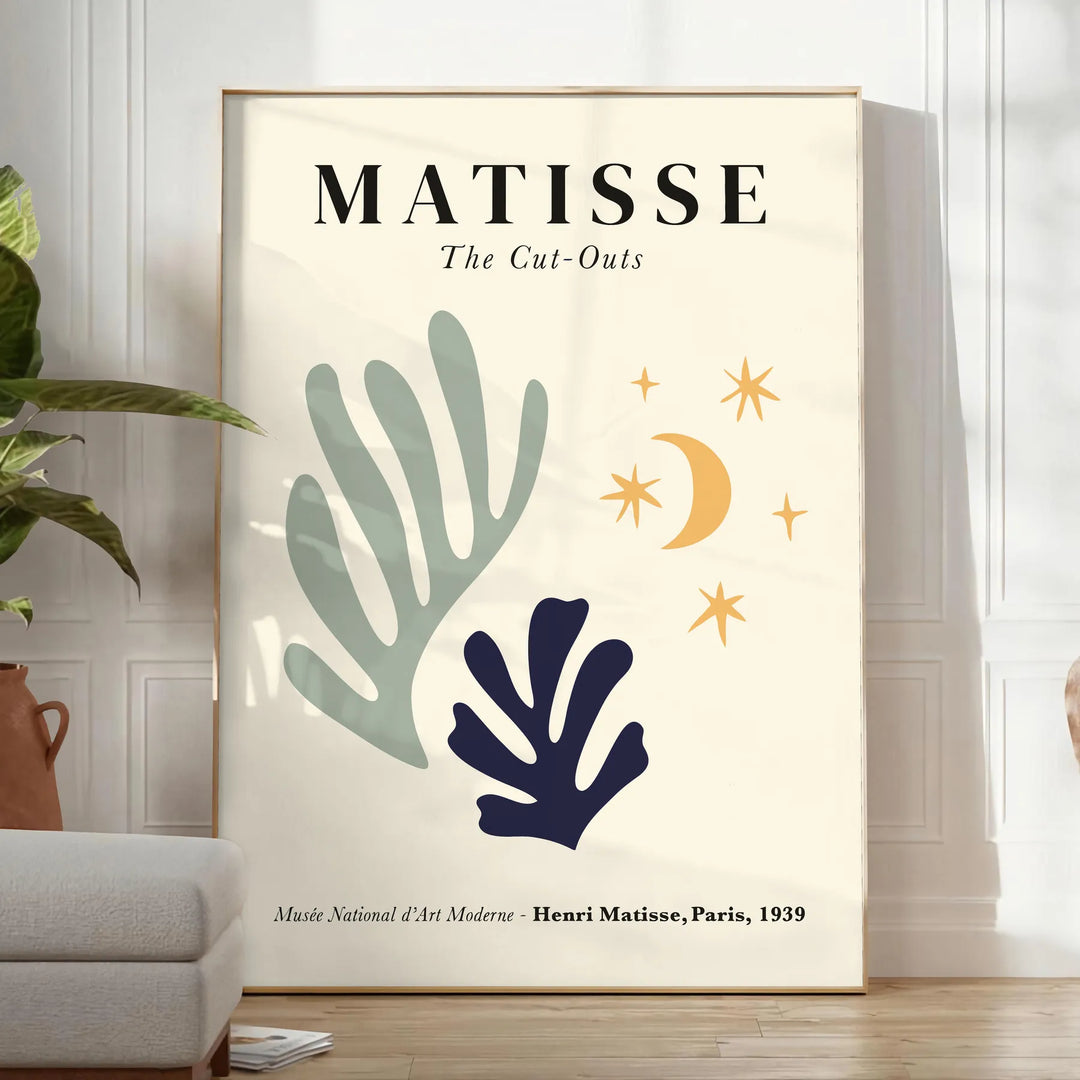 Matisse Papier Découpés Art 6 Travel Poster High Quality Frame Premium Print Home Decor Color