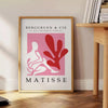 space Matisse Wall Art stunning Papier Découpés 10 striking poster elegant gray vibrant red perfect artistic gift lover formats A4 cm A0