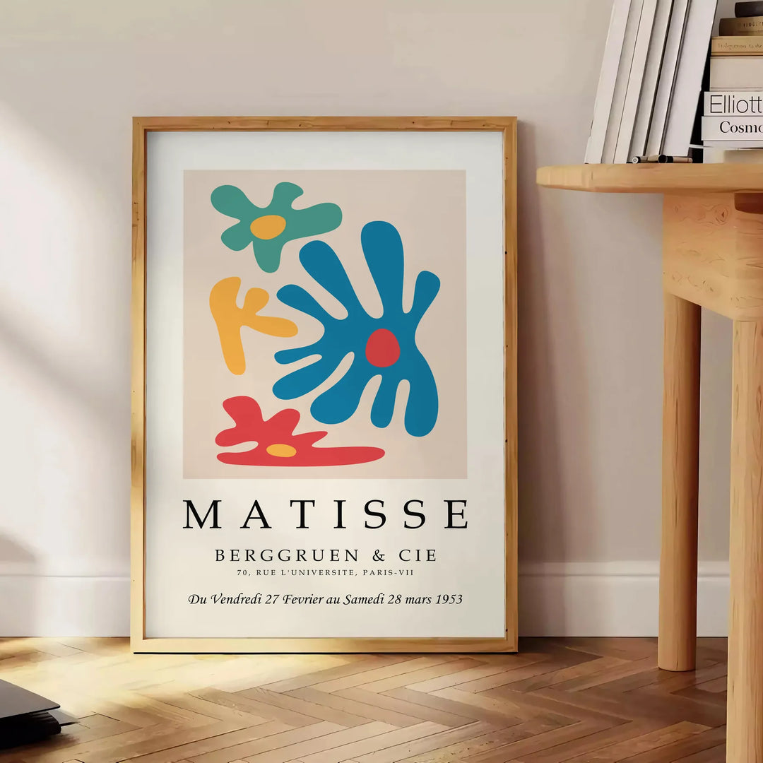 Matisse Papier Découpés Poster 4 Travel Poster High Quality Frame Premium Print Home Decor Color