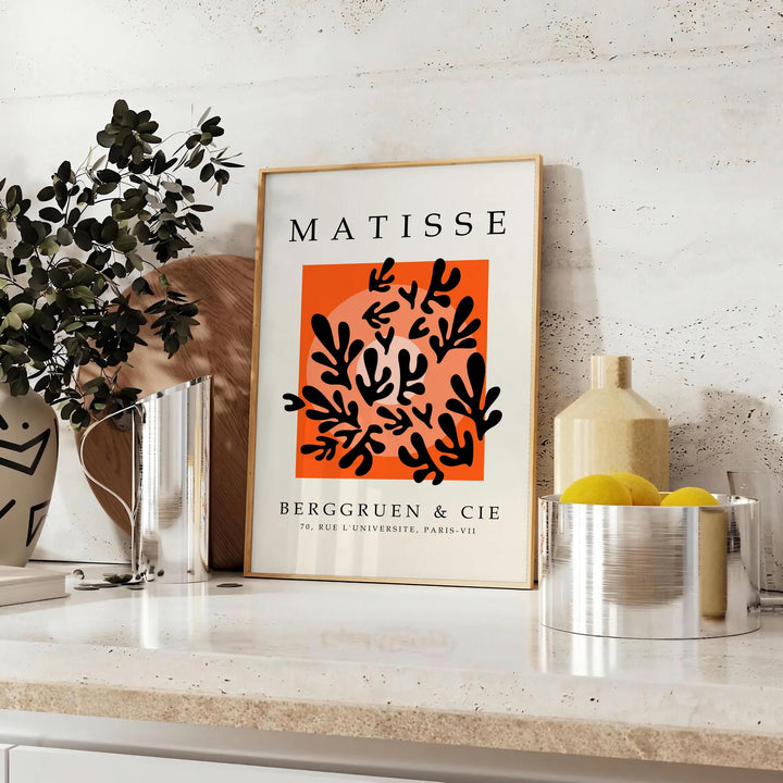 Matisse Papier Découpés Poster 5 Travel Poster High Quality Frame Premium Print Home Decor Color