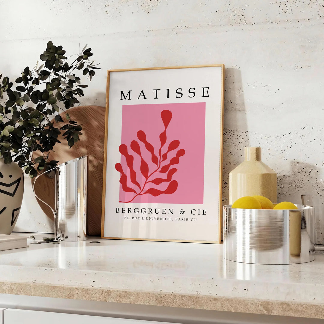 Matisse Papier Découpés Poster 6 Travel Poster High Quality Frame Premium Print Home Decor Color