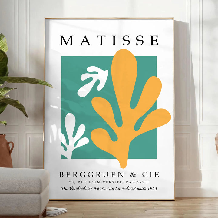 Matisse Papier Découpés Poster 9 Travel Poster High Quality Frame Premium Print Home Decor Color