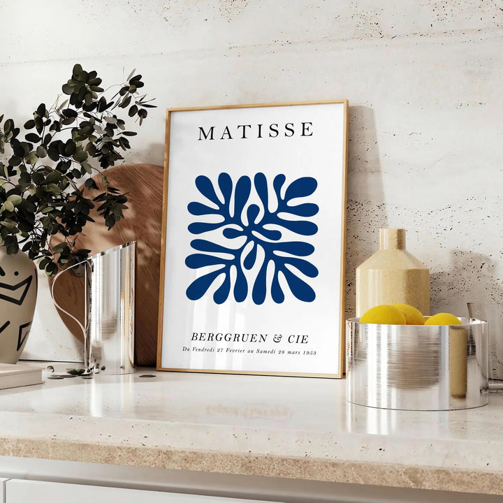 Matisse Papier Découpés Print 1 Travel Poster High Quality Frame Premium Print Home Decor Color