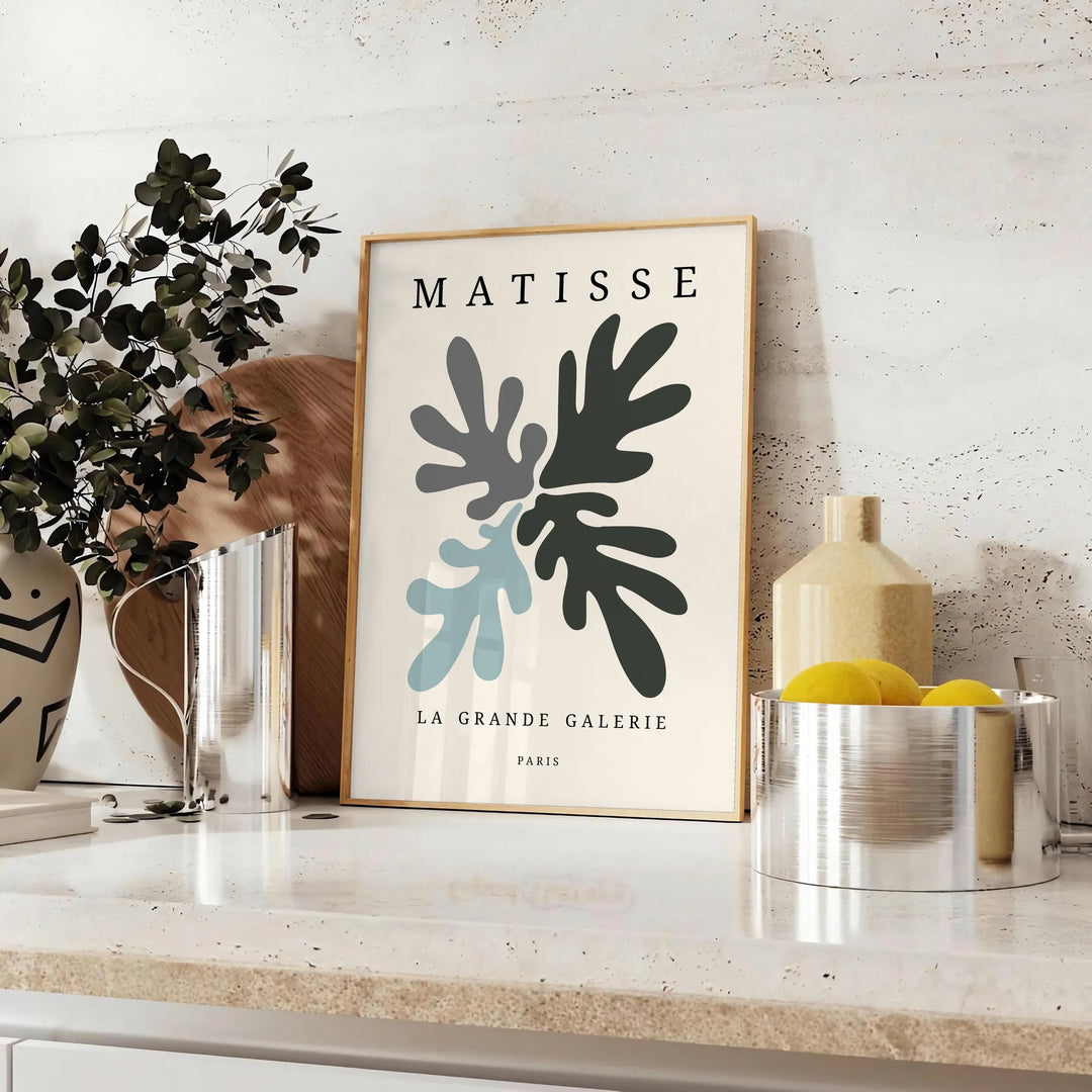 Matisse Papier Découpés Print 3 Travel Poster High Quality Frame Premium Print Home Decor Color