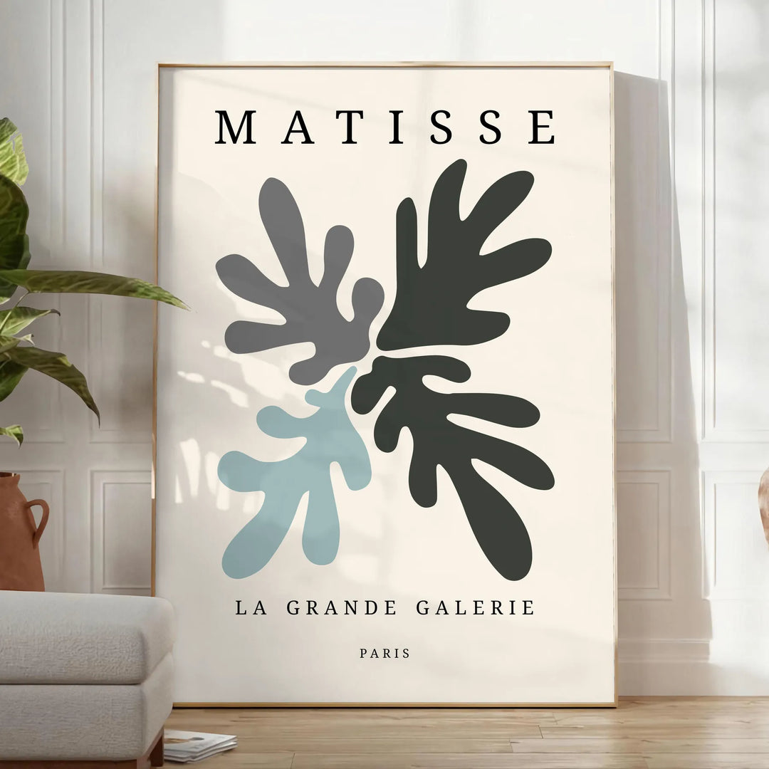 Matisse Papier Découpés Print 3 Travel Poster High Quality Frame Premium Print Home Decor Color