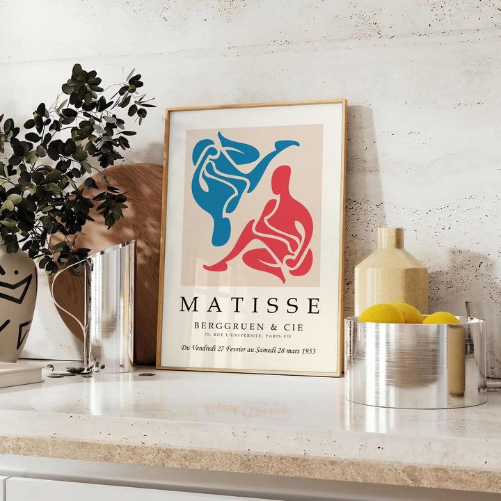 Matisse Papier Découpés Print 4 Travel Poster High Quality Frame Premium Print Home Decor Color