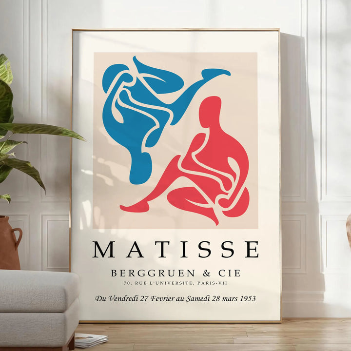 Matisse Papier Découpés Print 4 Travel Poster High Quality Frame Premium Print Home Decor Color