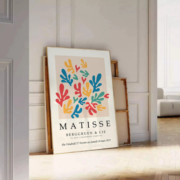 Matisse Papier Découpés Print 5 Travel Poster High Quality Frame Premium Print Home Decor Color