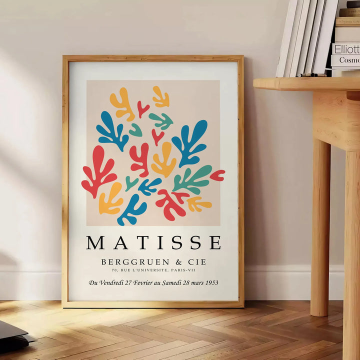 Matisse Papier Découpés Print 5 Travel Poster High Quality Frame Premium Print Home Decor Color