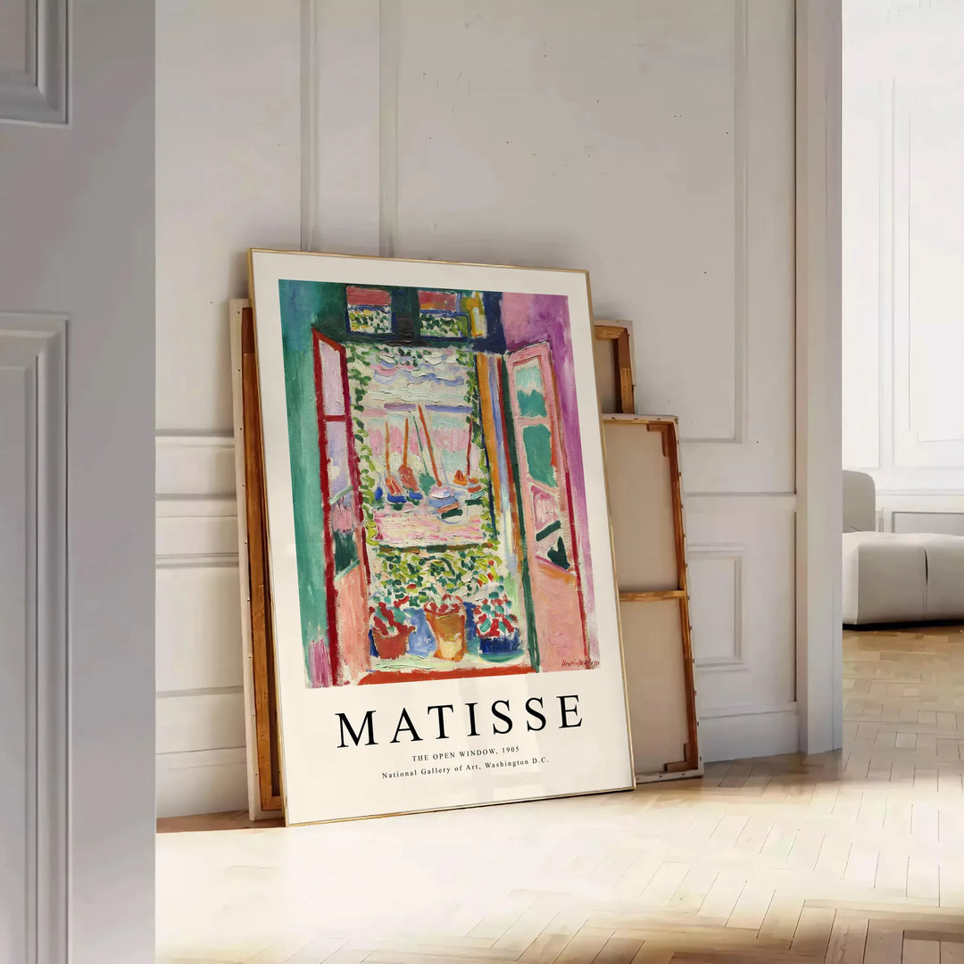 Matisse Trendy Print Travel Poster High Quality Frame Premium Print Home Decor Color