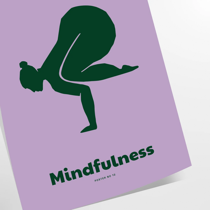 Mindfulness Yoga Wall Art 1 Travel Poster High Quality Frame Premium Print Home Decor Color