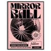 vibrant touch space Mirror Ball poster black orange hues captivating wall art ideal gift occasion variety sizes A4 cm A0 decor today