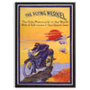 walls captivating moto travel poster dynamic blue yellow hues stylish print thoughtful gift adventure enthusiasts space vibrant wall art various sizes A4 cm A0