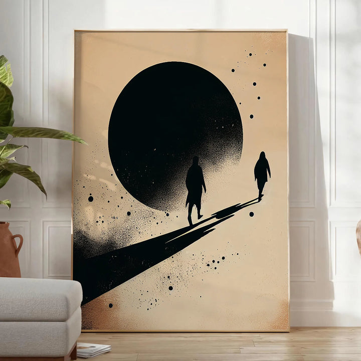 Mystic Human Minimal Wall Art Travel Poster High Quality Frame Premium Print Home Decor Color