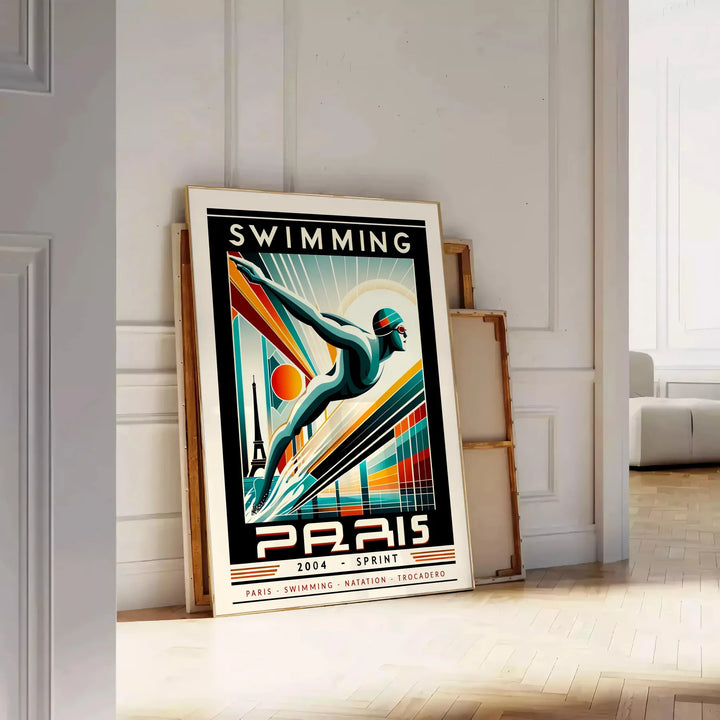 Affiche Natation Affiche Paris